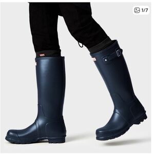 Hunter Tall Boots Wellington
Knee High Hunter Rain Black Sz 8